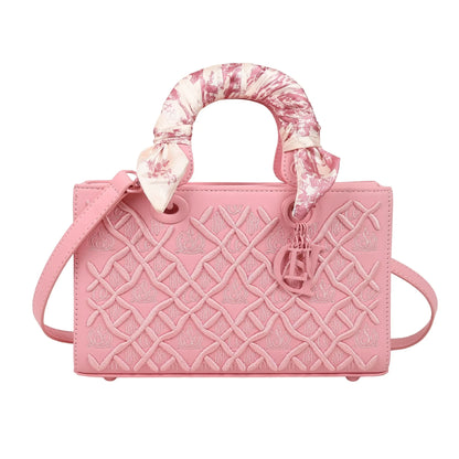 Silk scarf small square bag