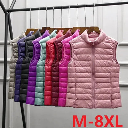 Duck Down Sleeveless Puffer Jacket