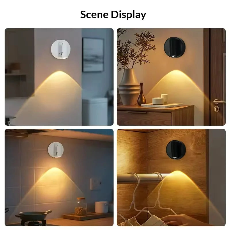 Magnetic Base USB Rechargeable LED Cordless Wall Light