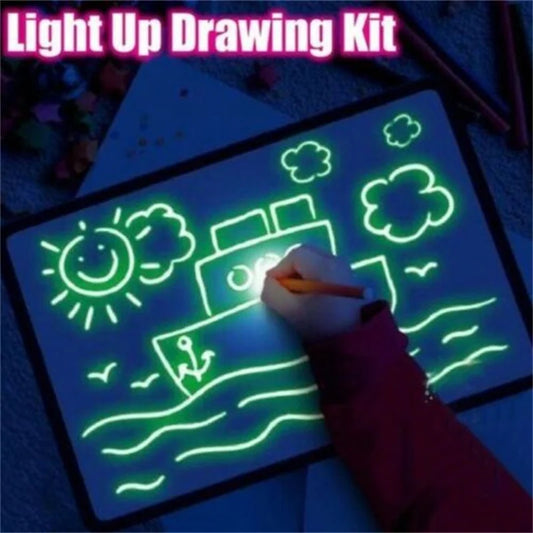 Luminous Magic Drawing Board Light In Dark Toys
