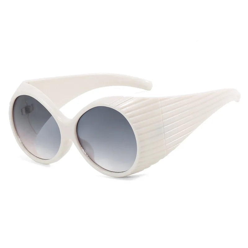 Oversized Round Stage Sunglasses