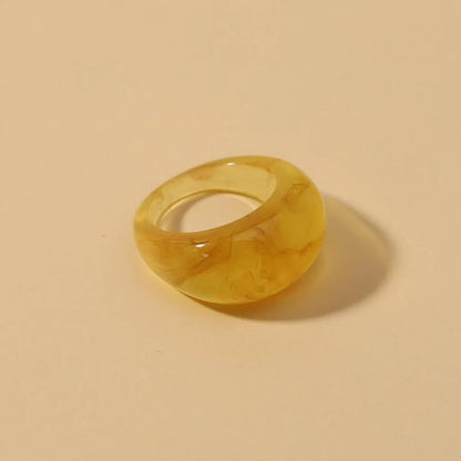 DANA Korean Colorful Acrylic Rings