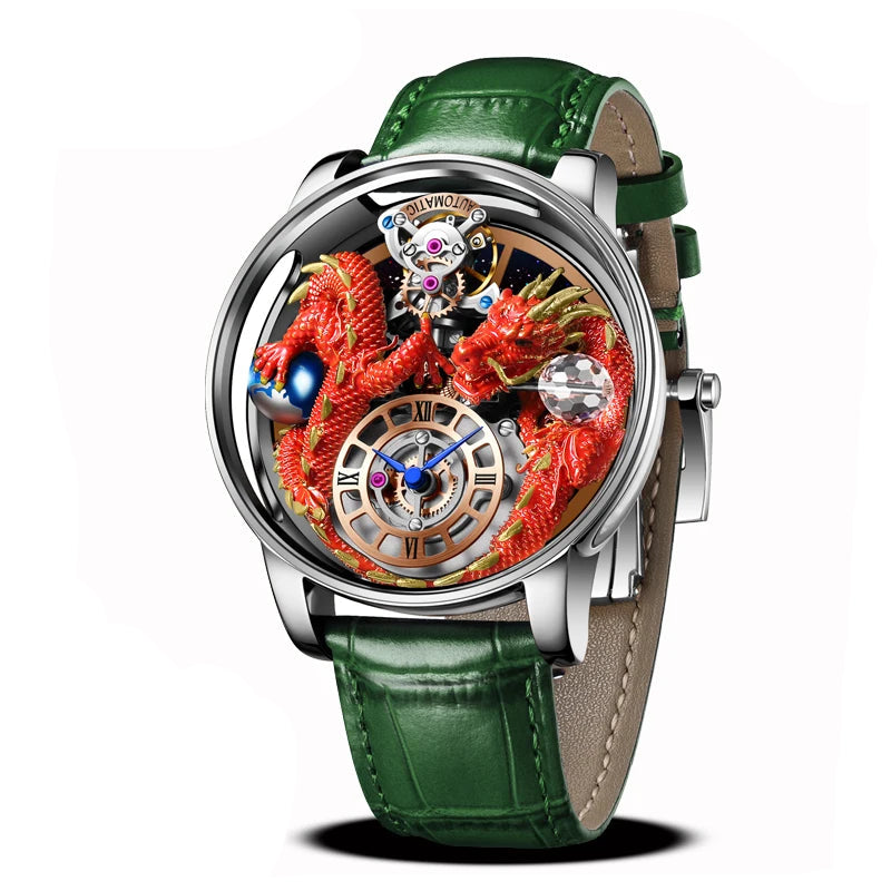 Diamond Tourbillion Top Brand Luxury Astronomia Quartz waterproof Watch