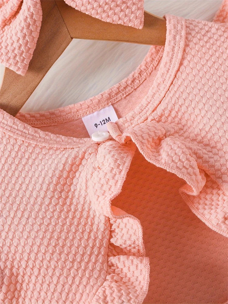 Newborn Baby Girls Flower Mesh Dress
