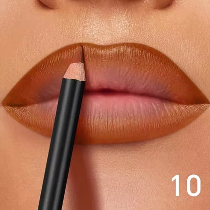 Waterproof Matte Lip Liner Long-Lasting Non-Transfer Formula Matte Finish
