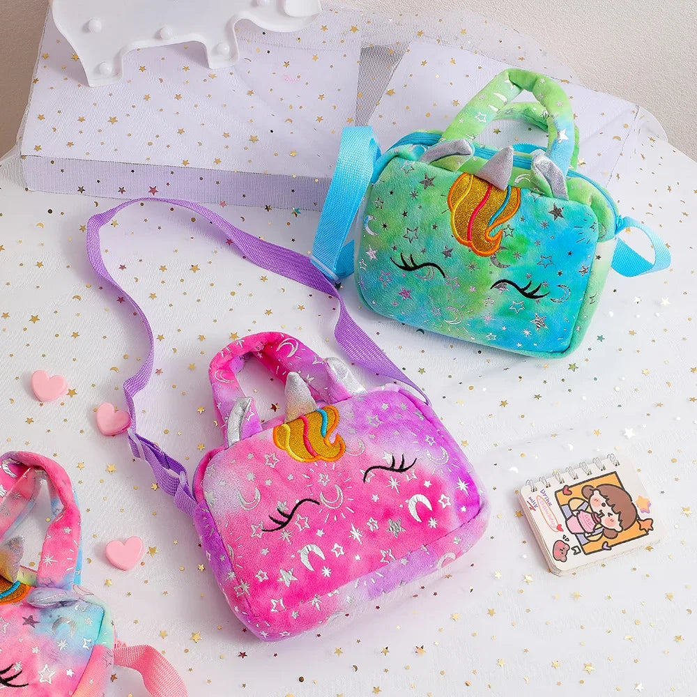 Sweet Unicorn Handbags Cute Kid Crossbody Shoulder Bag