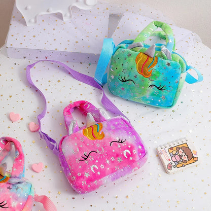 Sweet Unicorn Handbags Cute Kid Crossbody Shoulder Bag