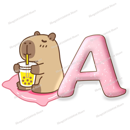 Capybara Pink Lunch Box Kawaii Portable Bento Box