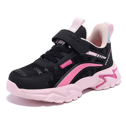 Children's Leather Walking Running Sneakers