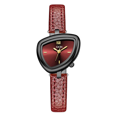 Versatile Irregular Triangle Dial Design Waterproof Quartz Watches
