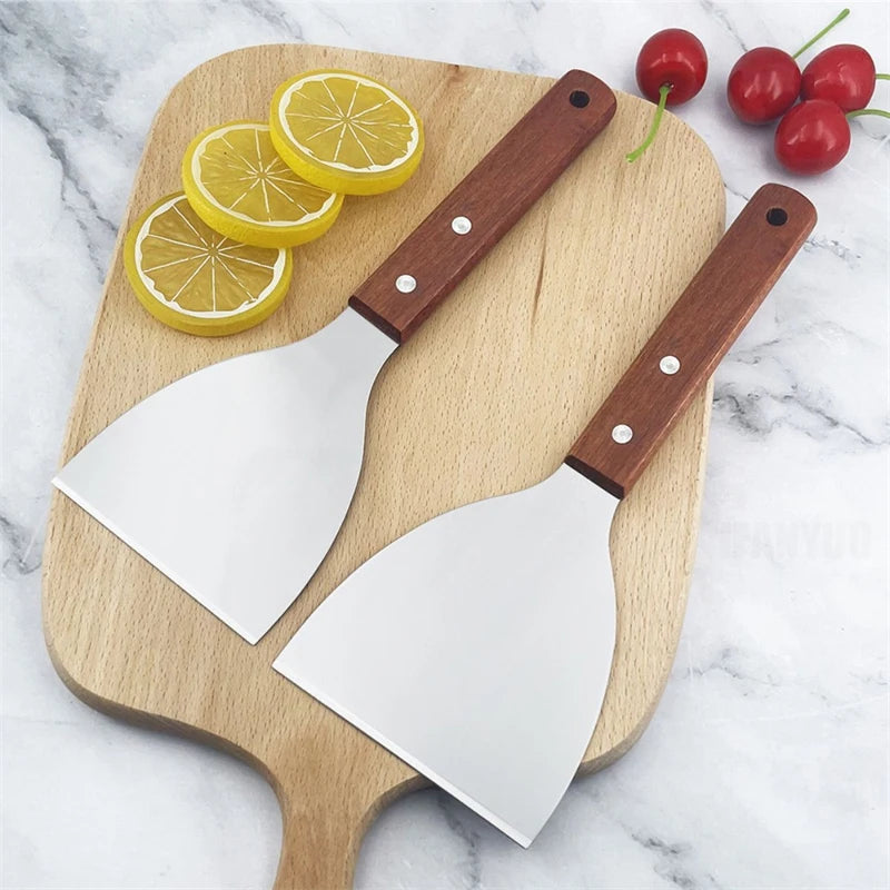 Stainless Steel Spatula and Grill Scraper