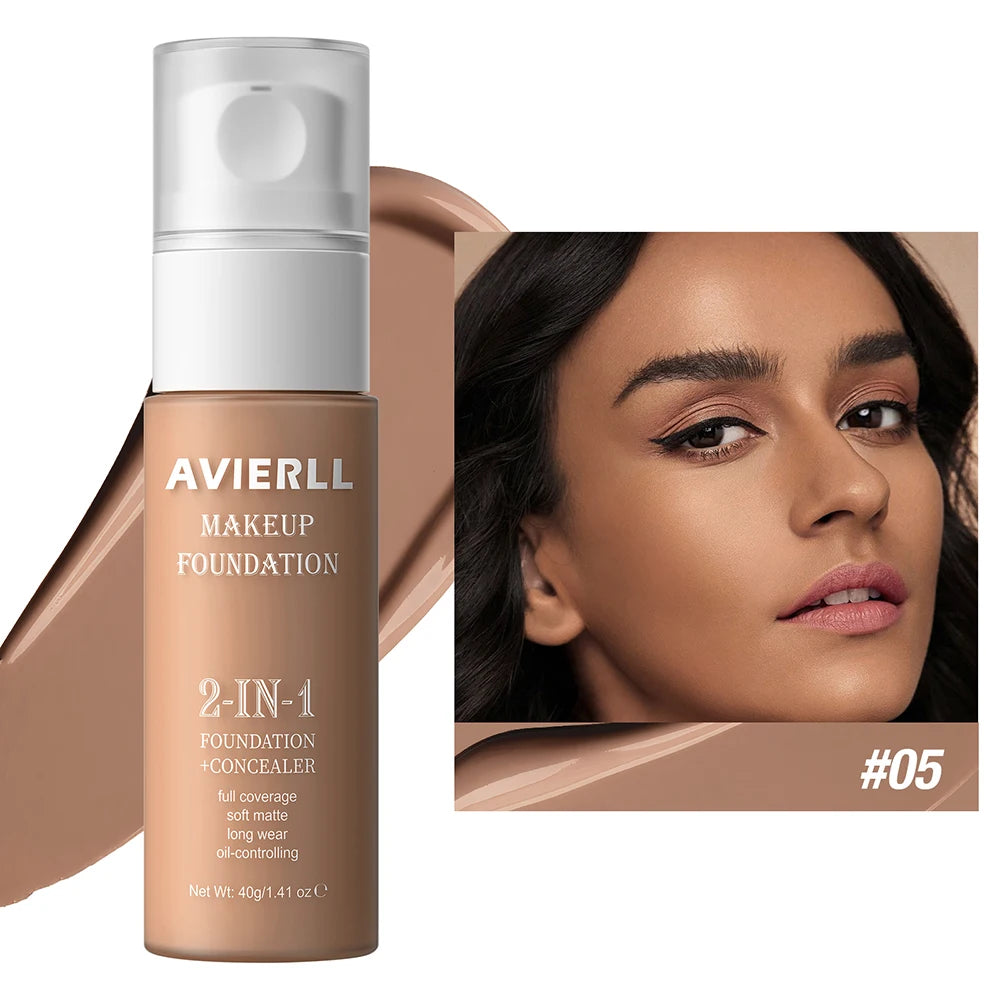 Moisturizing Foundation Concealer Waterproof Face Makeup Base Suitable for Women's Makeup Halloween