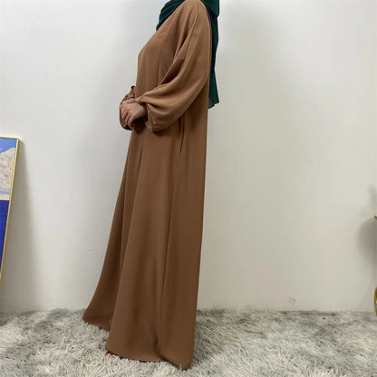 عباية بسحاب أمامي للمسلمات