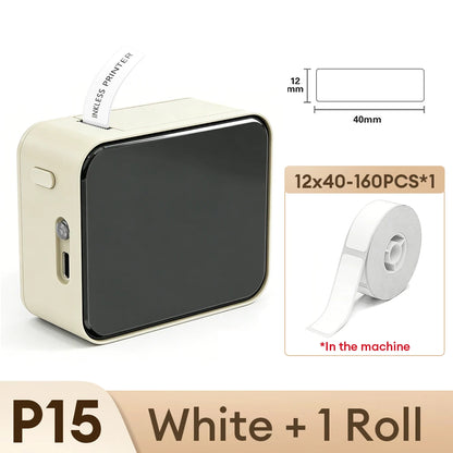 Marklife P15 Thermal Label Printer Mini Handheld Bluetooth Wireless Labeling Machine