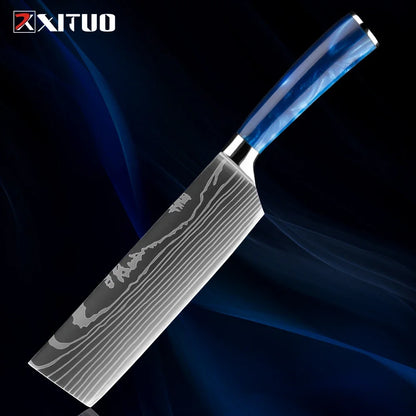 Stainless Steel Chef Knife Kitchen Knife Set