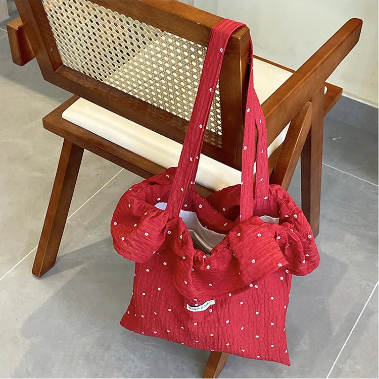 DANA Wave Point Chiffon Shoulder Bag