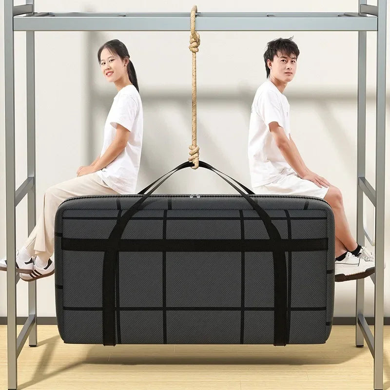 Thickened Waterproof Moving Super Large Capacity Striped Storage Bag