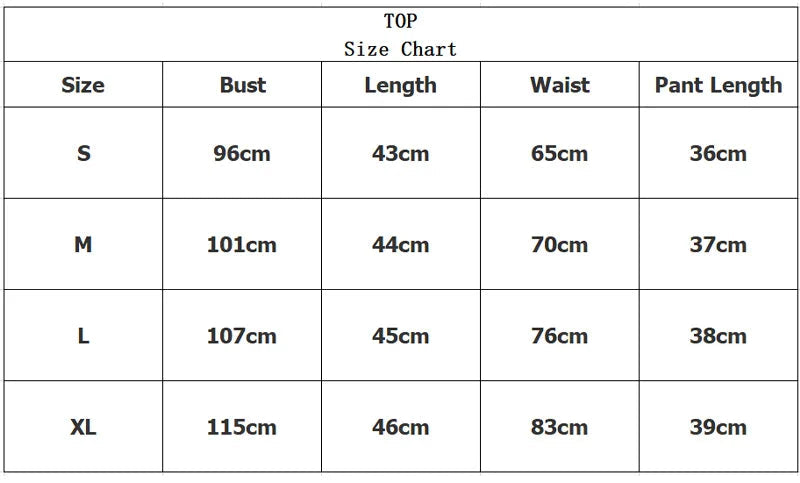 Casual Loose Short Pants Sets