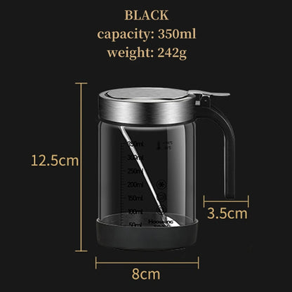 1pc Spices Glass Seasoning Jar with Spoon Sugar