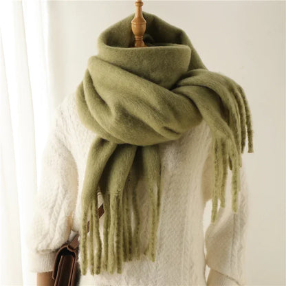 Cashmere Warm Solid Pashmina Blanket Wraps