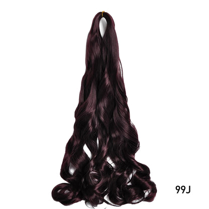 French Curls Braiding Hair 24Inch Hair Extensions