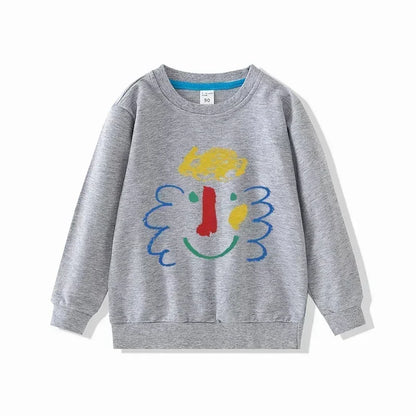 Sweatshirts Long Sleeve Tops Cartoon Baby Hoodies