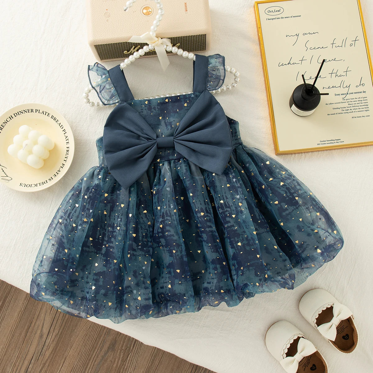 9 Months -4 Years Old Princess Baby Girl Dress
