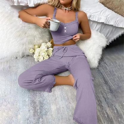 Sexy Sleepwear Lounge Underwear Pyjamas Set