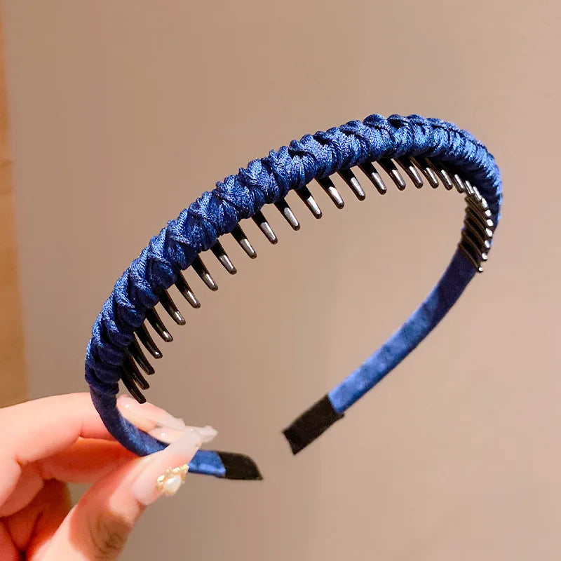 Cute Candy Colors Wrap Cloth Teeth Hairbands  Accessories