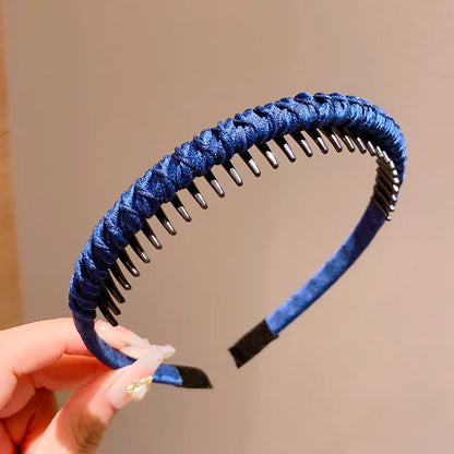 Cute Candy Colors Wrap Cloth Teeth Hairbands  Accessories
