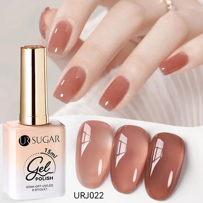 SUGAR Jelly Milky White Translucent Gel Polish
