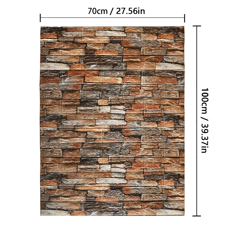 70cm High quality DIY 3D Wallpaper Moisture