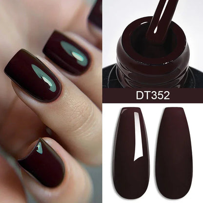 7ml Red Series Gel Nail Polish Glitter