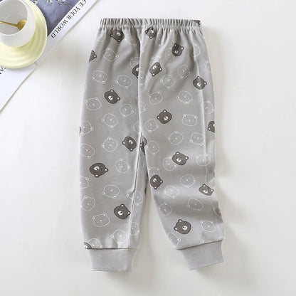 Cotton Sleepwear Spring Autumn Winter Cartoon Bottoms Pajamas