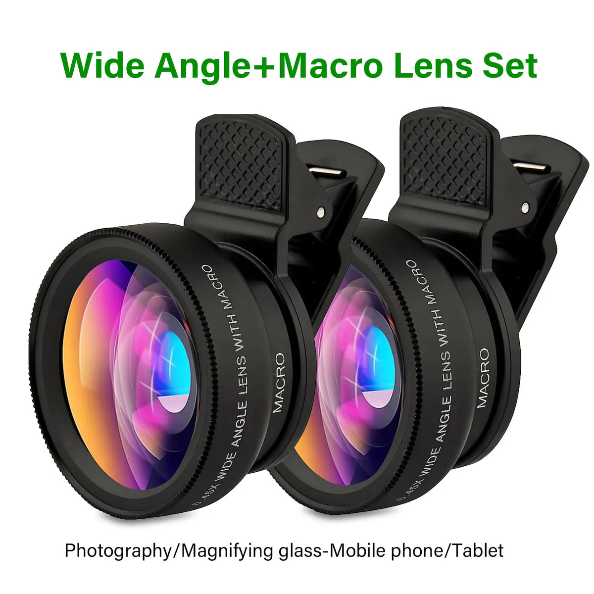 2in1 Phone Camera Lens Kit 12.5X Macro Lens
