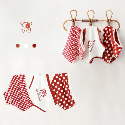 3Pcs/lot Kids 7 Collections Cotton Underwear