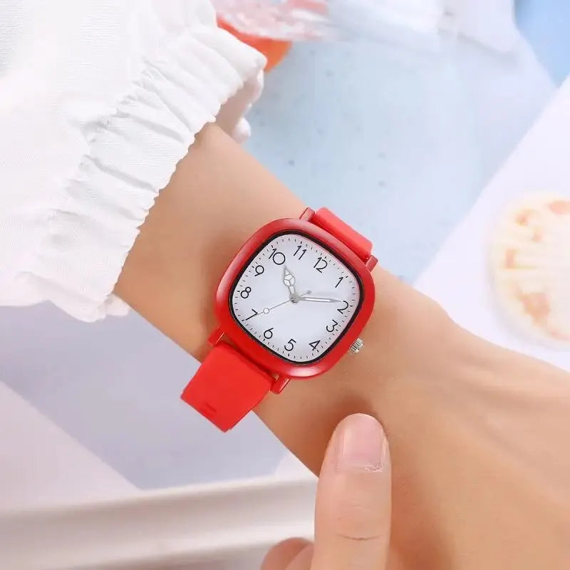 Quartz Simplicity Causal Silicone Strap Quartz Watch