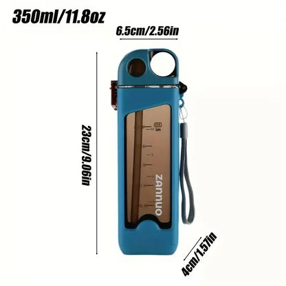 350ml Plastic Water Bottle Leak-proof Sports Bottle