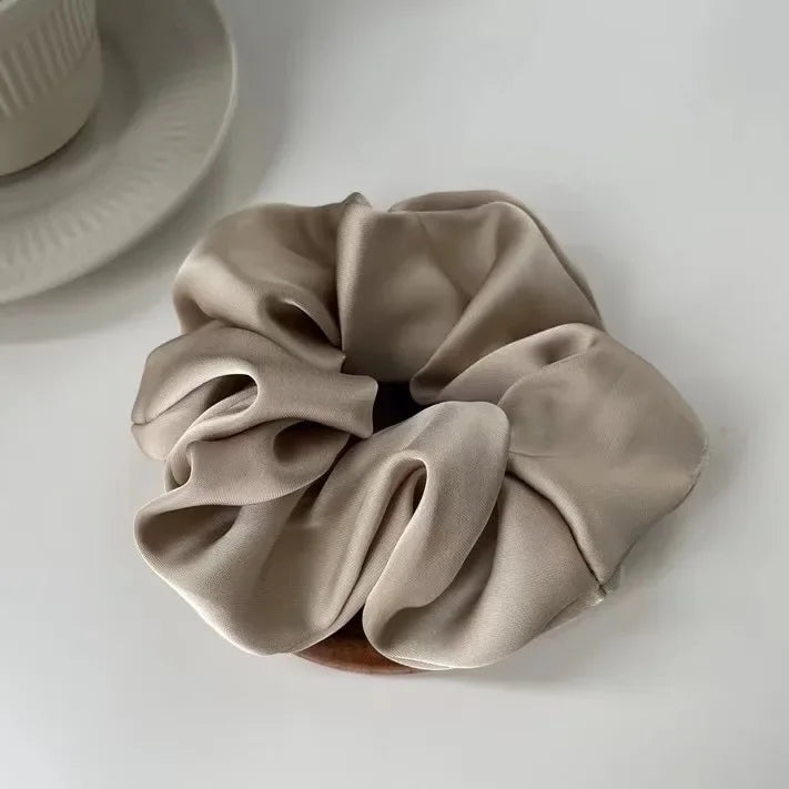 Silk Satin Scrunchies Korean Hair Band P