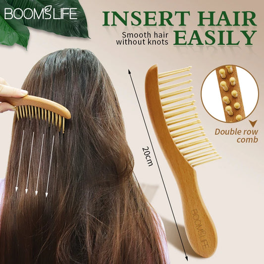 Wide Tooth Hair Comb Anti-Static Hair Brush