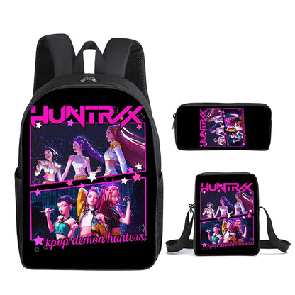 KPop Demon Hunters School Bags for Child Backpack