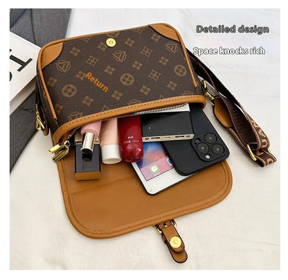 Classic Texture Crossbody Bag