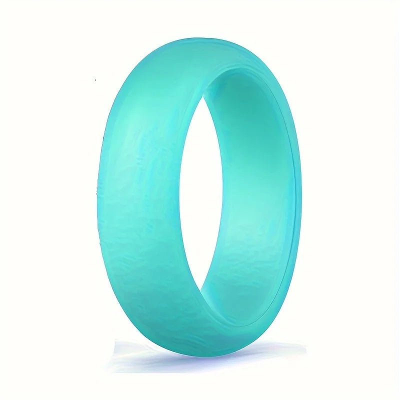 Silicone Hypoallergenic Crossfit Flexible Rubber Finger Rings