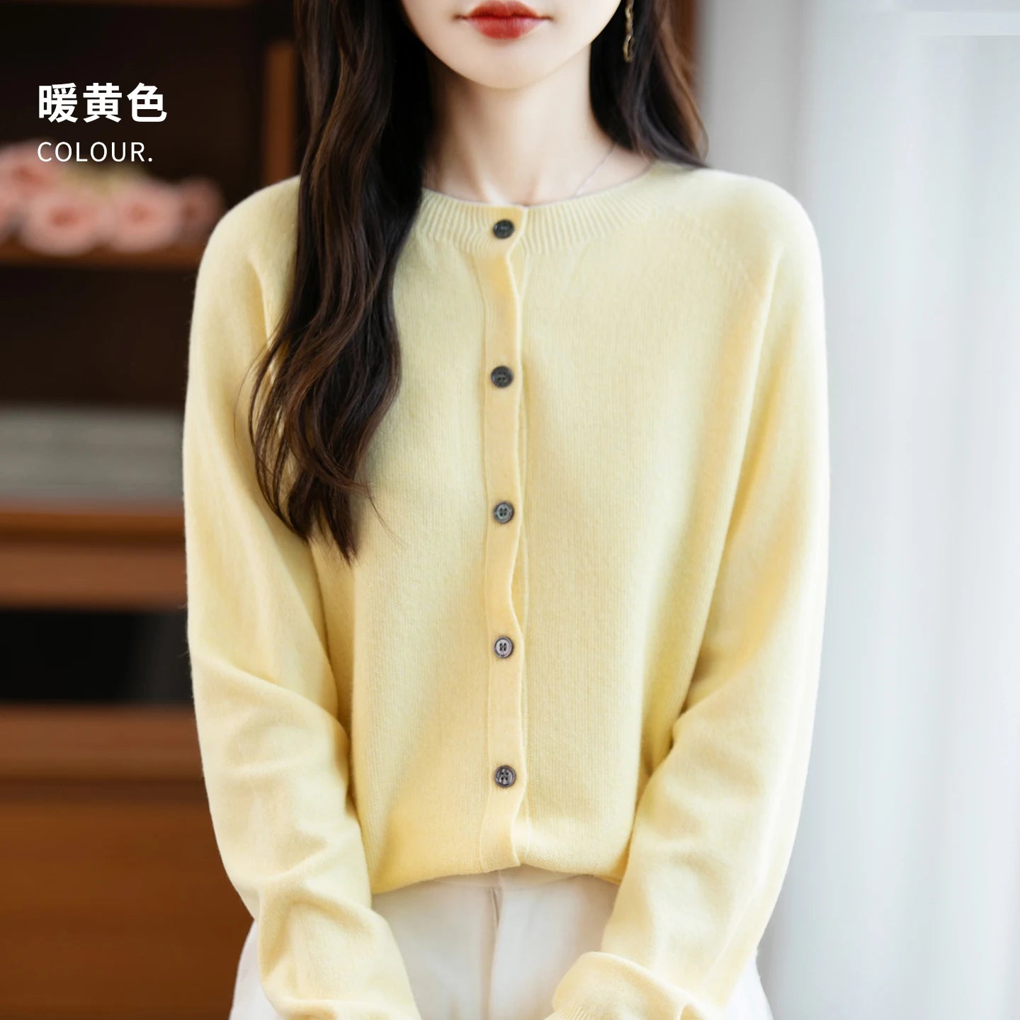 Wool Long Sleeve Sweater