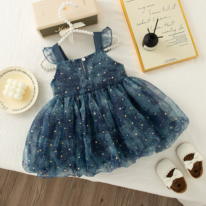 9 Months -4 Years Old Princess Baby Girl Dress