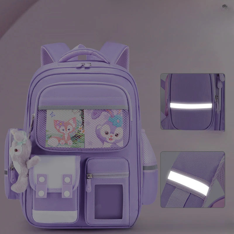 Primary School Students Spine Protection and Burden Reduction Backpacks