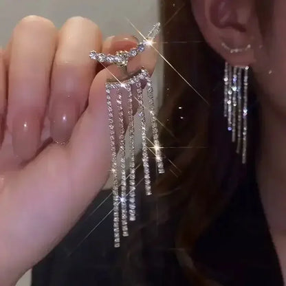 Exaggerated Leaf Flower Hoop Earrings
