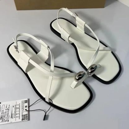 Flat Clip Toe Leisure Sandals