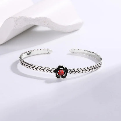 925 Sterling Silver Bangle Bracelet Set