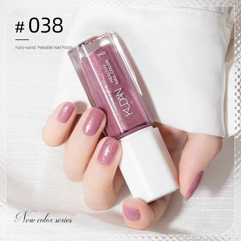 Colorful Water-Base Nail Polish 40 Colors Air Dry Peel Off Nail Art